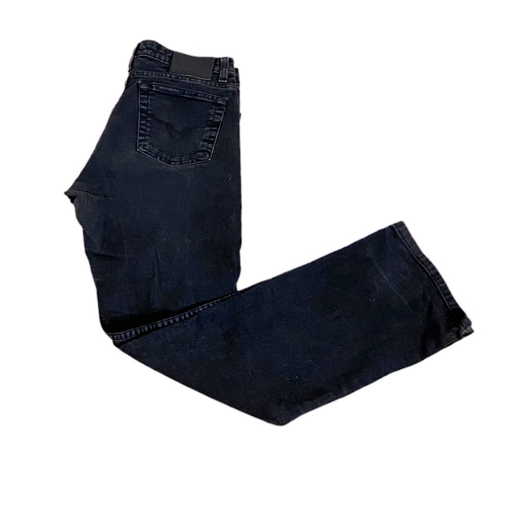 HARLEY-DAVIDSON Black Washed Straight 5 Pocket Jean 31